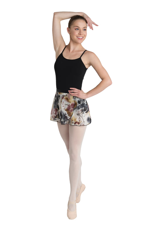 Pre-Owned Wrap Skirt Danz N Motion  2620A Petite Small Adult Burgundy  Ballet Pointe