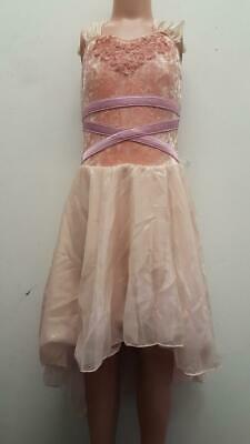 Pre-Owned Costume Revolution  RC18575 Medium Child Pink Flowy Skirt Ballet Beading