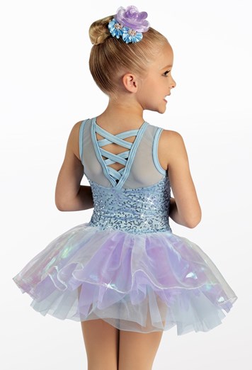 Pre-Owned Costume Weissman 15375 Small Child Blue Ballet Sequin Mermaid