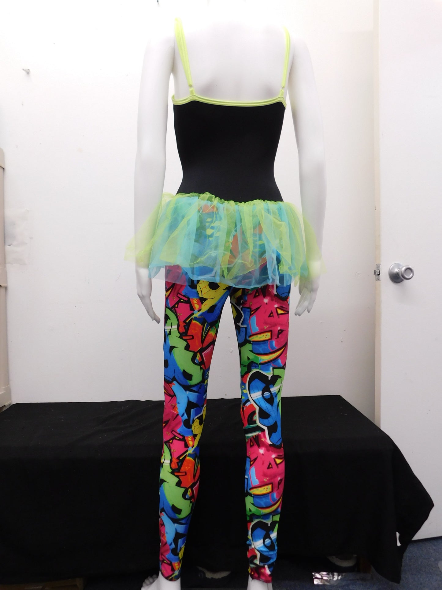 Pre-Owned Costume Curtain Call E1856 Large Adult Neon Hip Hop