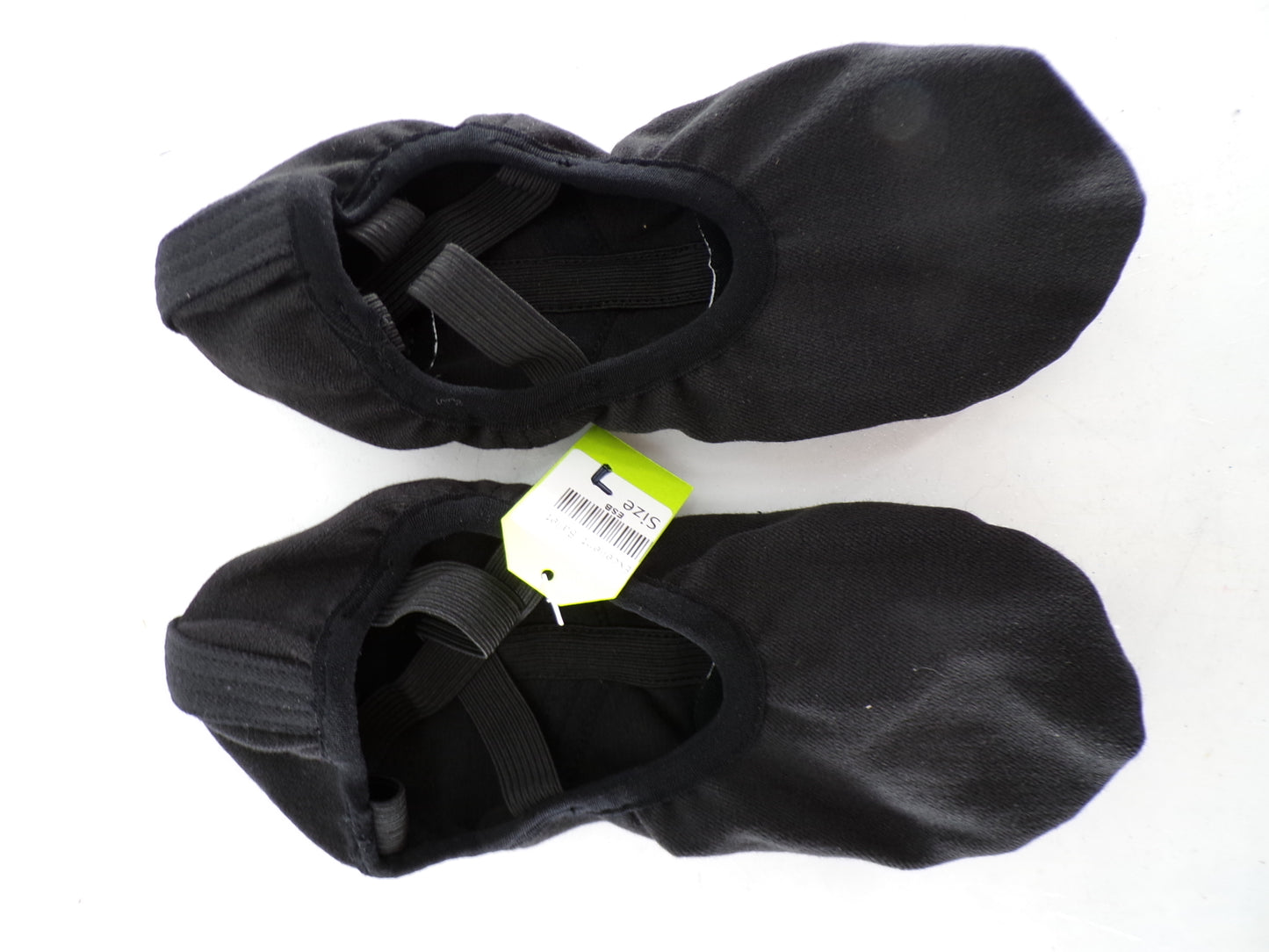 Pre-Owned Ballet Shoes DUX Adult 7M No Tie Slip On Canvas Crossing Straps Split Sole