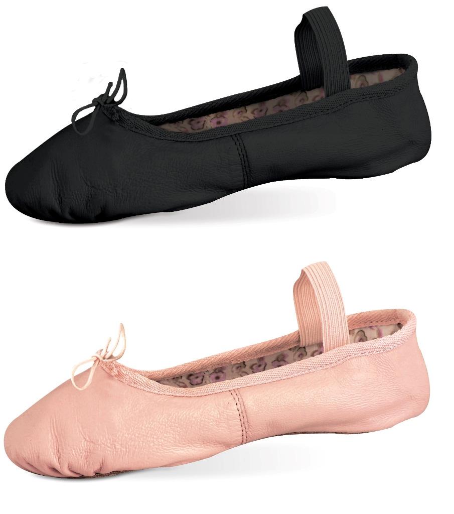 NEW Ballet Shoes Danz N Motion 113 Adult Sizes Leather Single Strap Full Sole