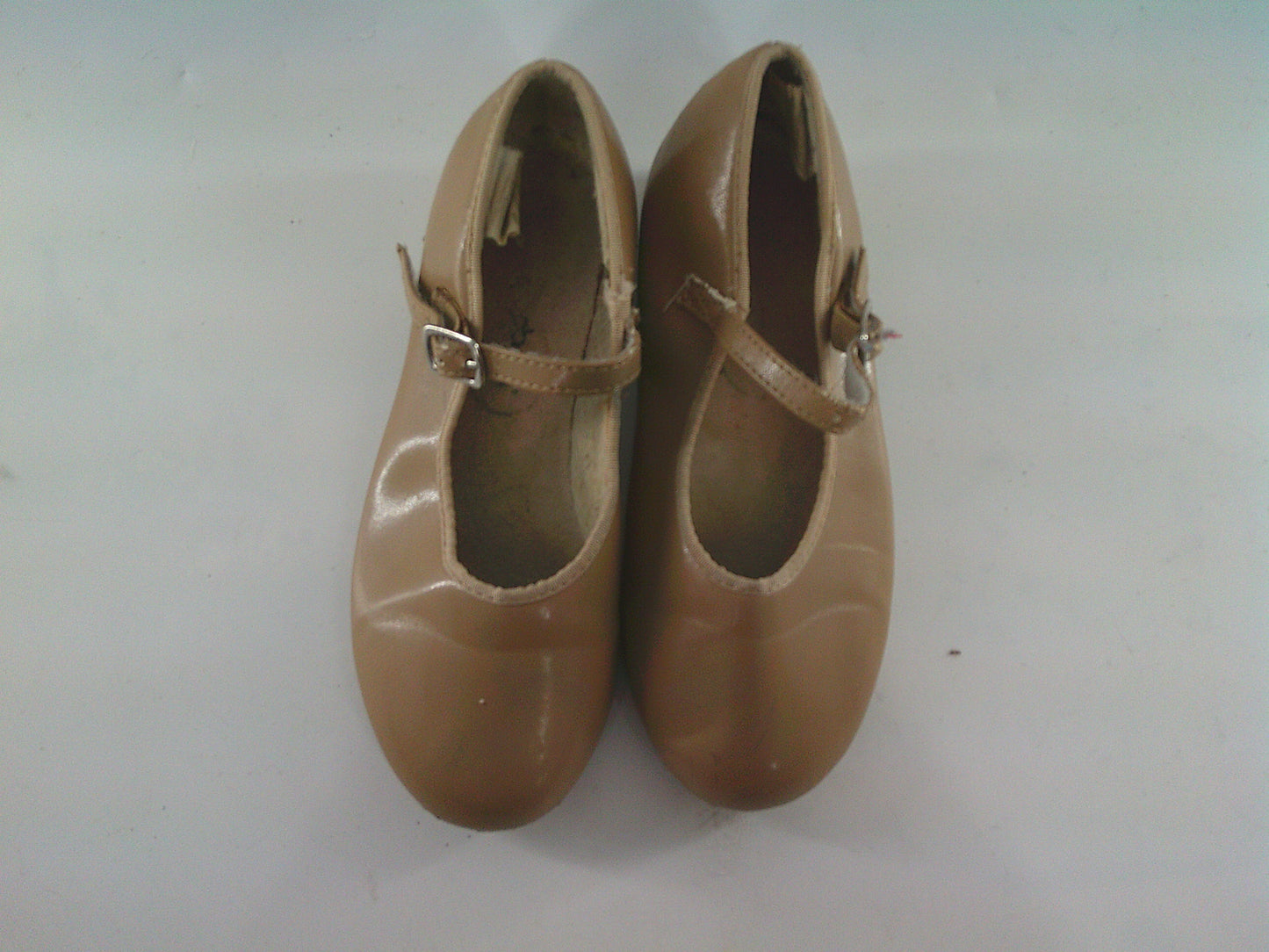 Pre-Owned Tap Shoes Revolution Big Kids 2M Mary Jane Leather Buckle Student