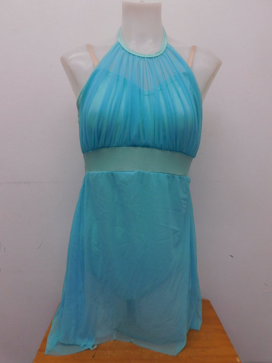 Pre-Owned Costume Curtain Call  P733 Medium Adult Blue  Contemporary