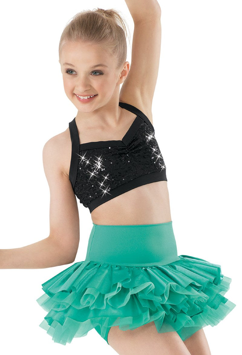 Pre-Owned Tutu Skirt Balera S7824 Black Child Sizes Jazz Hip Hop Costume