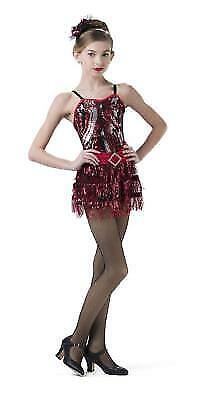 Pre-Owned Costume Gallery   Small Child Red Fringe Jazz Sequin