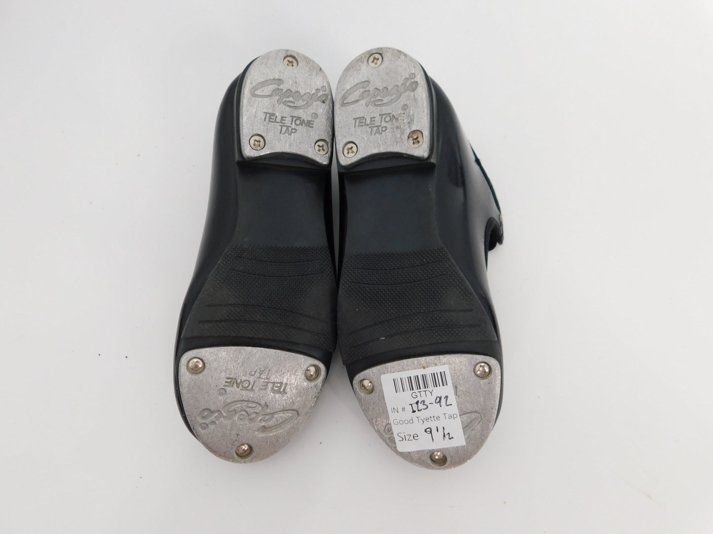 Pre-Owned Tap Shoes Capezio All Ages 9.5M Tyette Man Made Ribbon or Elastic Student