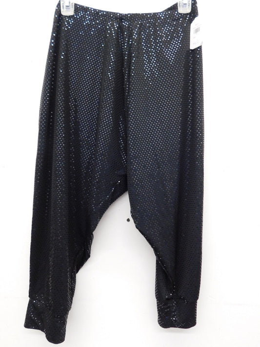 Pre-Owned Leggings Curtain Call  B4655 Medium Adult Black  Jazz