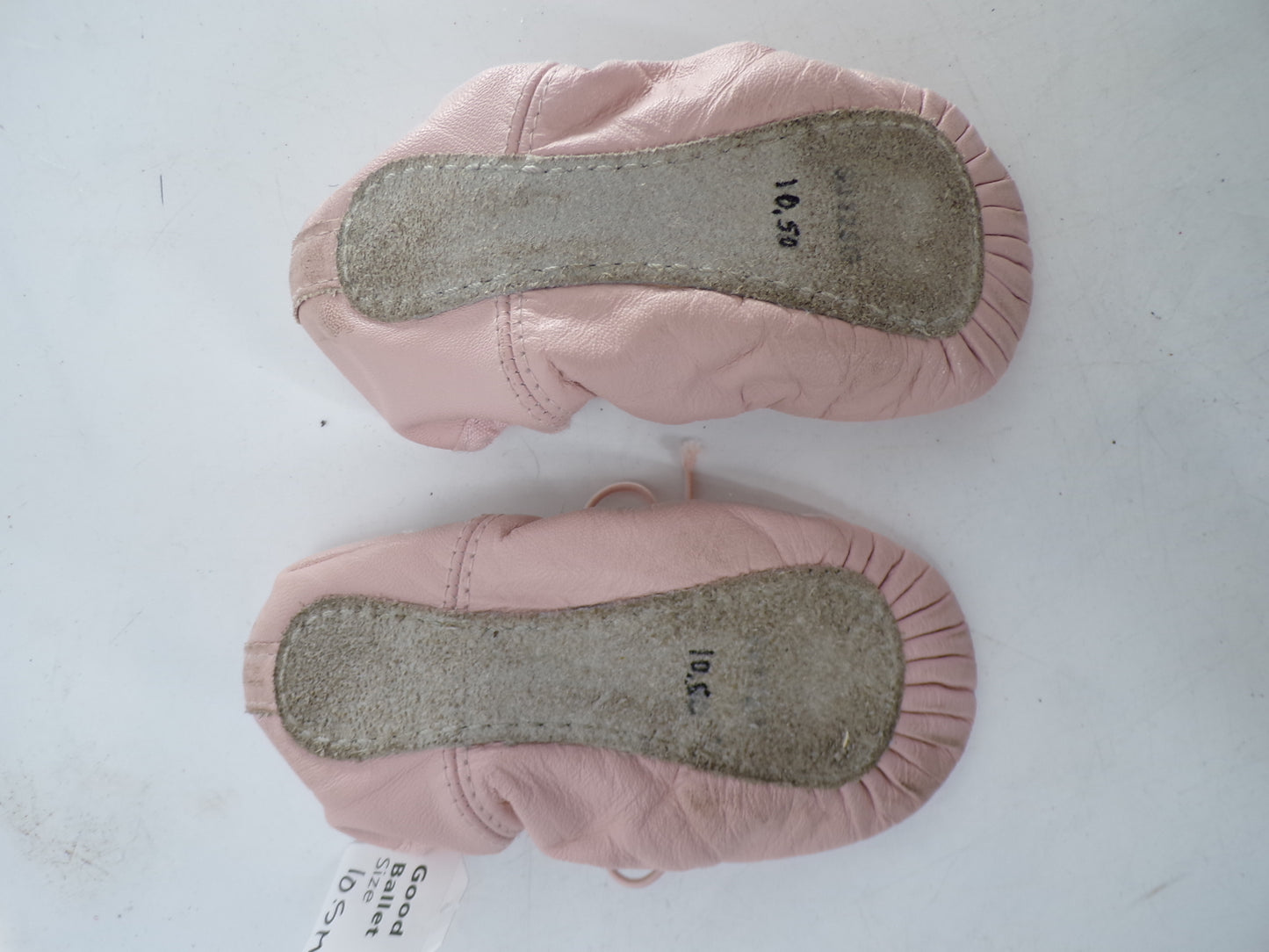 Pre-Owned Ballet Shoes Bloch Toddler 10.5M Leather Single Strap Full Sole