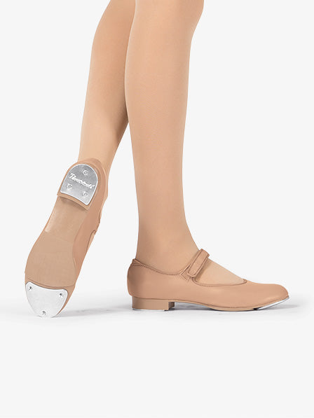 NEW Open Box Dance Tap Shoes Theatricals Child 8.5M Mary Jane Easy Loop