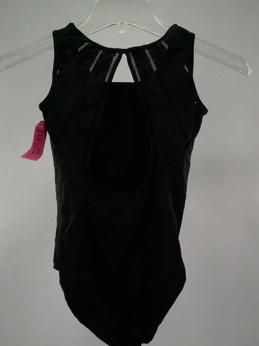 Pre-Owned Leotard Mirella   Large Child Black  Ballet Jazz