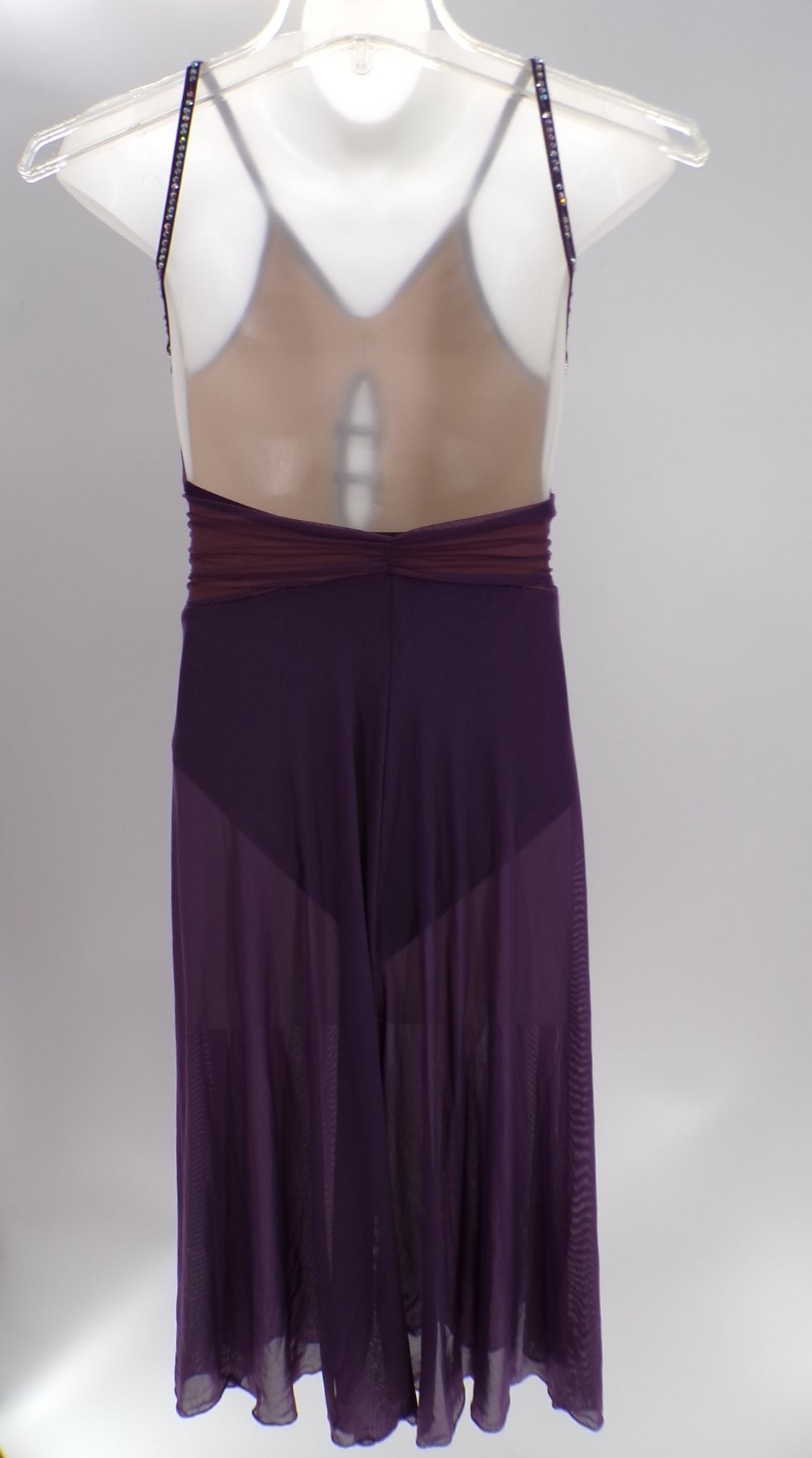 Pre-Owned Costume 10th House  TD23407 Large Child Purple  Lyrical  Rhinestones