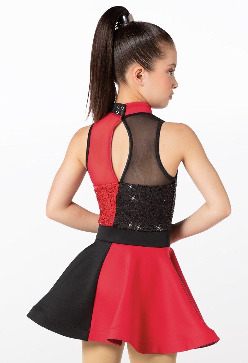 Pre-Owned Costume Weissman  13058 Medium Adult Red  Jazz Sequin