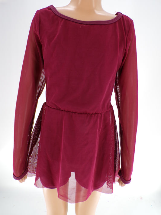 Pre-Owned Costume Curtain Call  P735 Small Child Burgundy  Contemporary