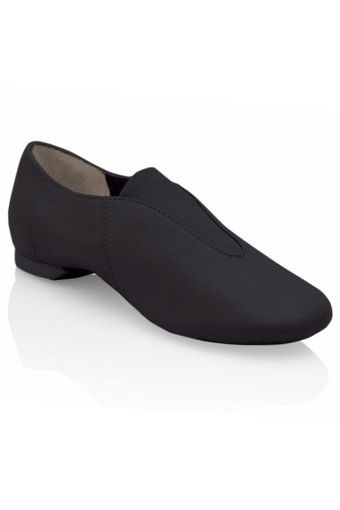 New Jazz Shoes Capezio CP05 Adult Caramel & Black Split Sole Stretch Slip On