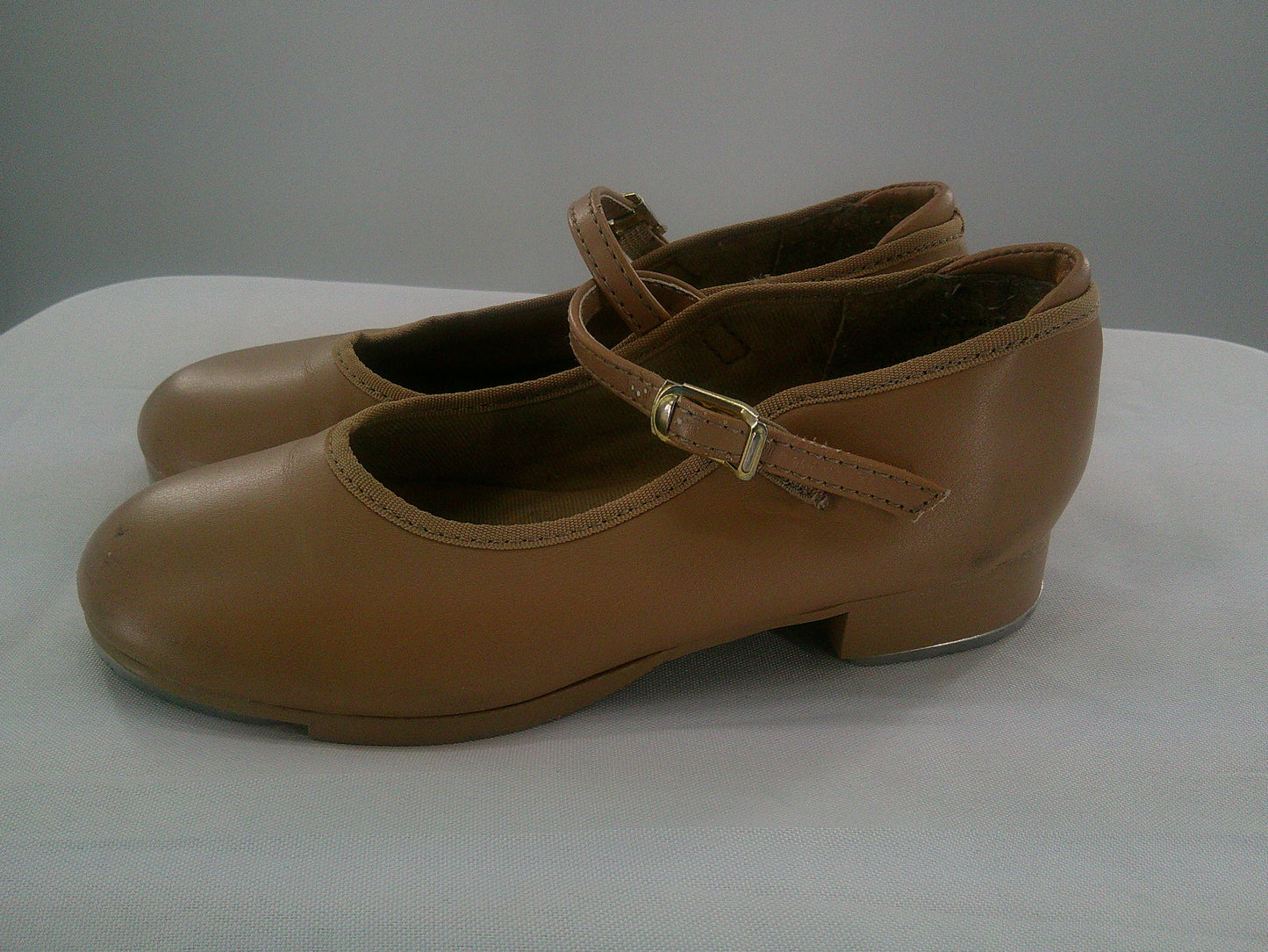 Pre-Owned Tap Shoes Theatricals Kids 12.5M Mary Jane Man Made Buckle Student