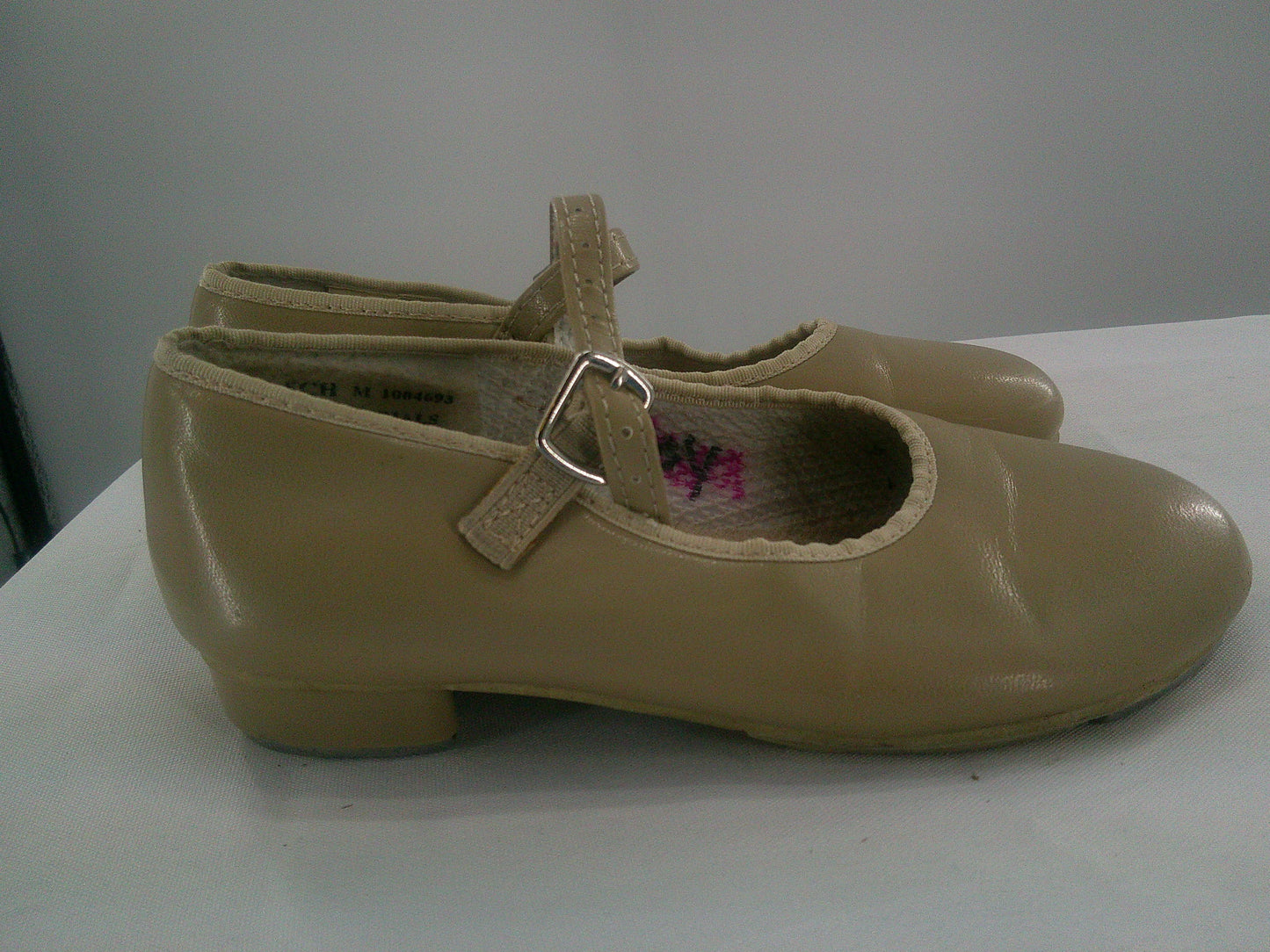 Pre-Owned Tap Shoes Revolution Kids 13.5M Mary Jane Leather Buckle Student