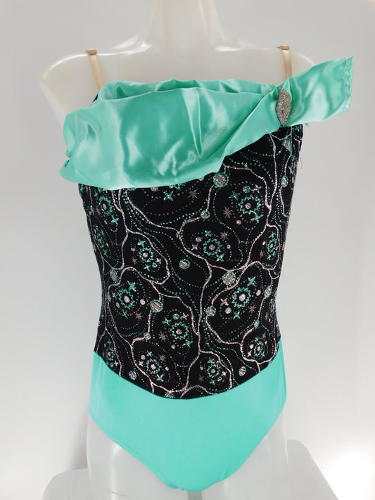 Pre-Owned Costume Dansco   Large Adult Mint Green  Jazz