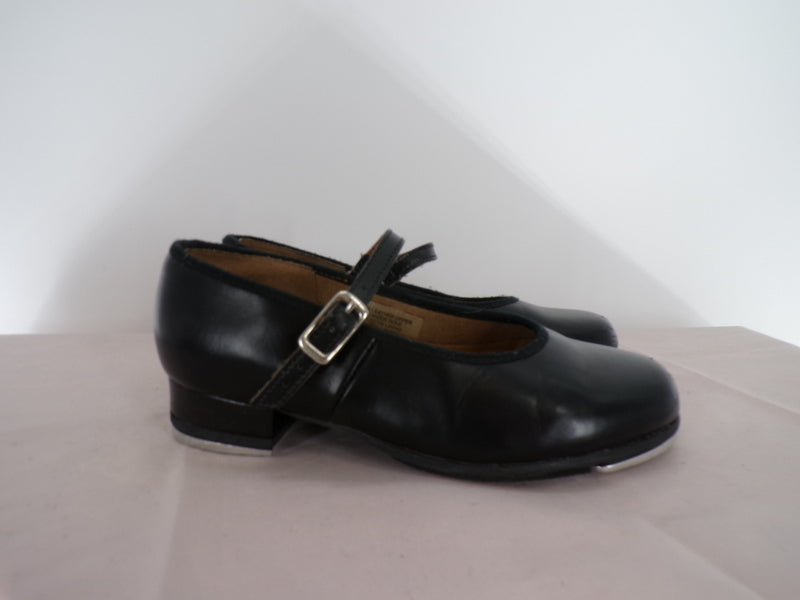 Pre-Owned Tap Shoes Bloch Little Kid 11.5M Mary Jane Leather Buckle