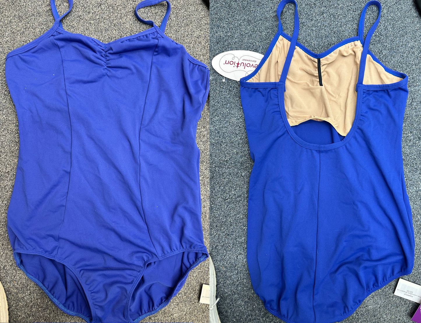 New Leotard Revolution RD10038 Large Adult  Royal Blue  Ballet