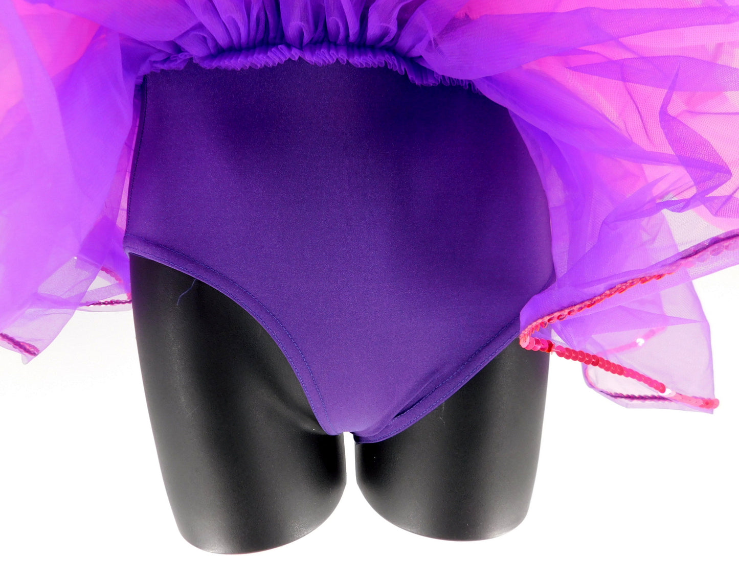 Pre-Owned Costume Wish Come True  V1681 Medium Child Hot Pink Tutu Jazz Sequin