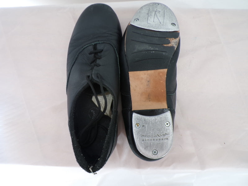 Pre-Owned Oxford Tap Shoes 7M Adult Revolution 581 Black
