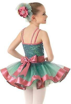Pre-Owned Costume Weissman 10426 Intermediate Child Green Ballet