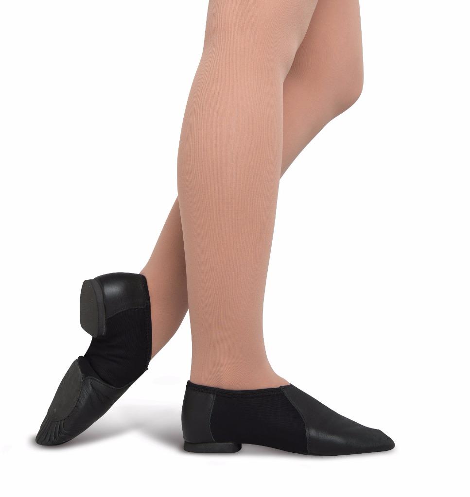 NEW Jazz Shoes DANZ N MOTION Adult Adult Sizes Jazz Leather Side Elastic Split Sole