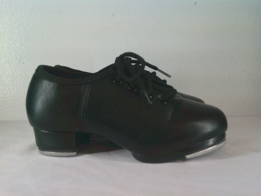 Pre-Owned Tap Shoes Unbranded Kid 12M Oxford Faux Leather Lace Up Split Sole