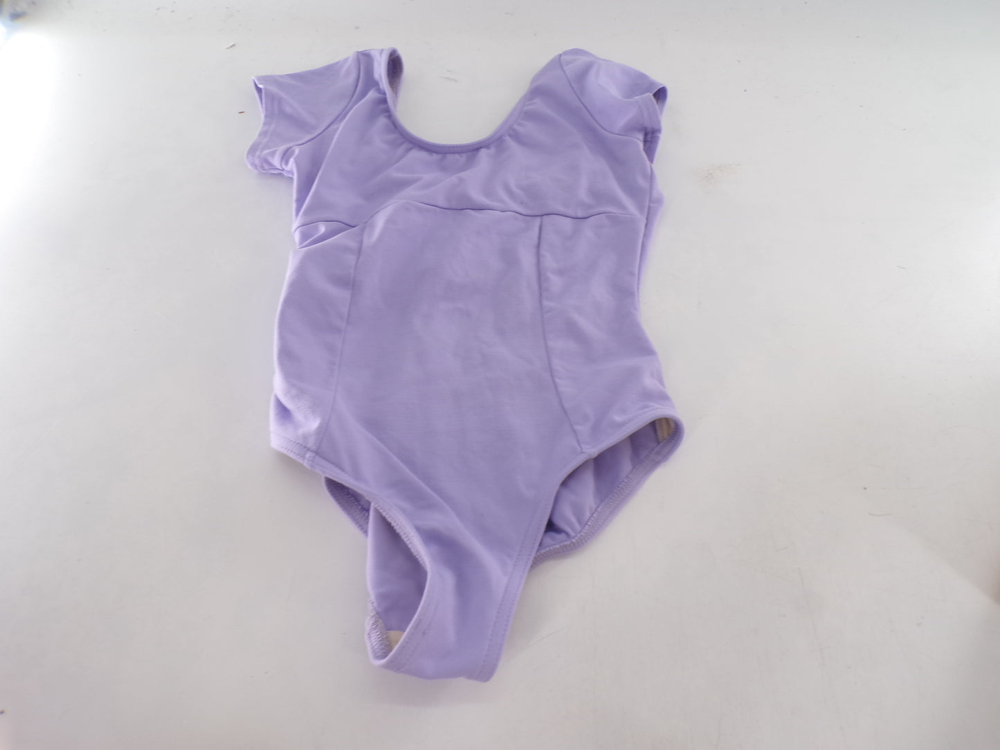 Pre-Owned Leotard Harmonie   Large Child Lavender  Ballet Tap Jazz