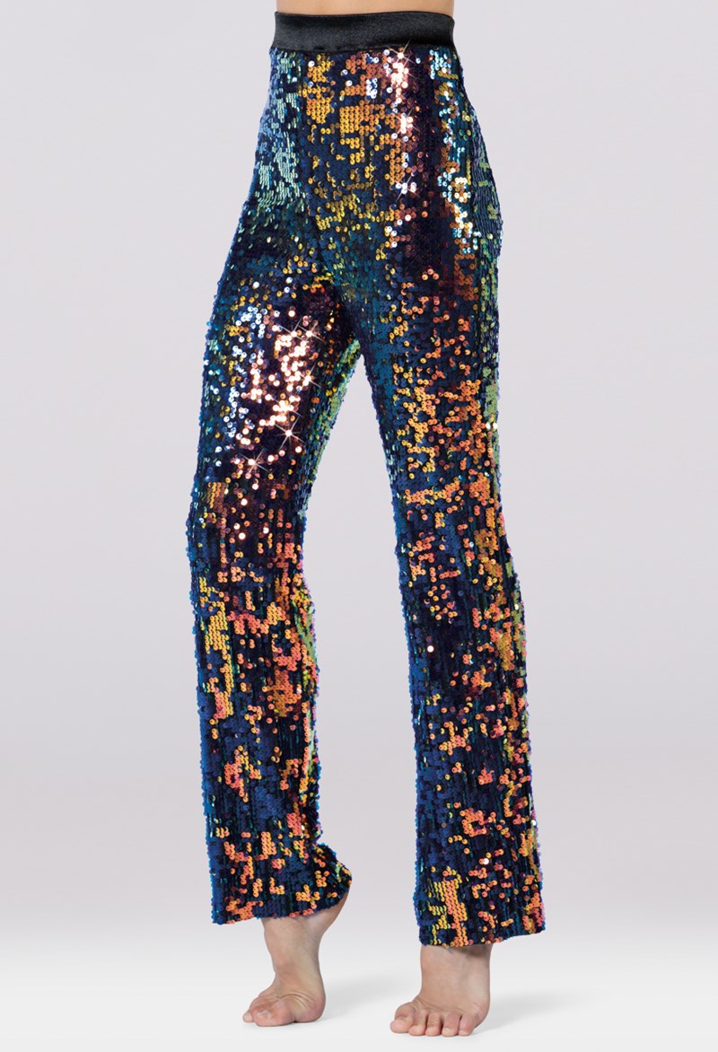 Pre-Owned Costume Weissman   Small Adult Blue Suit Jazz Tap Sequins