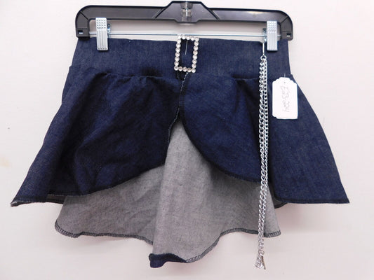Pre-Owned Skirt Medium Adult Denim Costume Jazz Tap Hip Hop