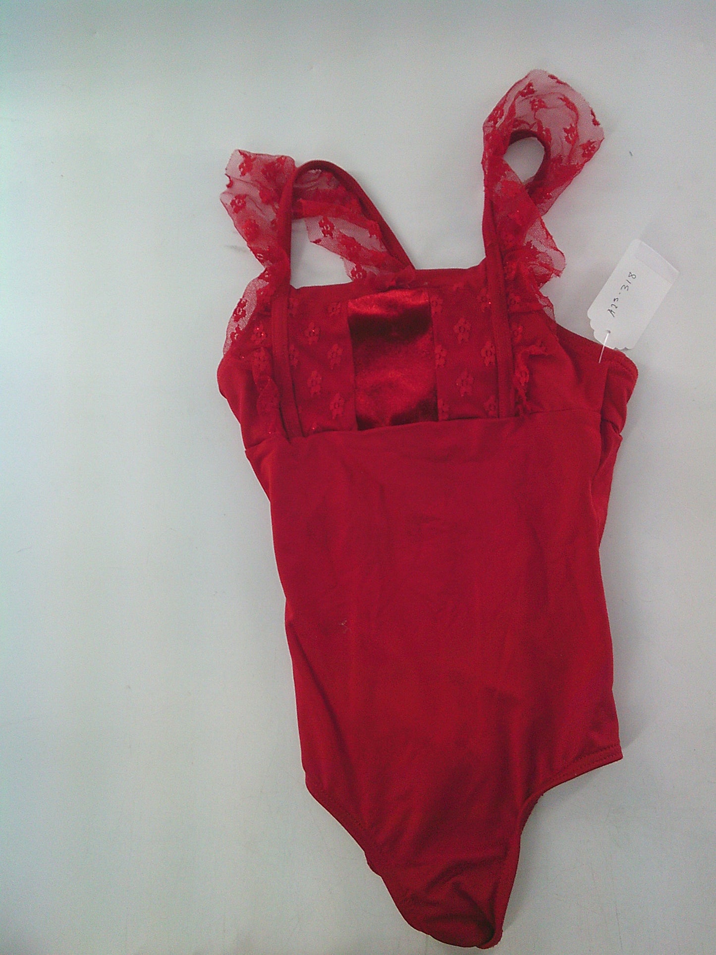 Pre-Owned Leotard & Skirt Capezio   Intermediate Child Red Blue  Ballet Tap
