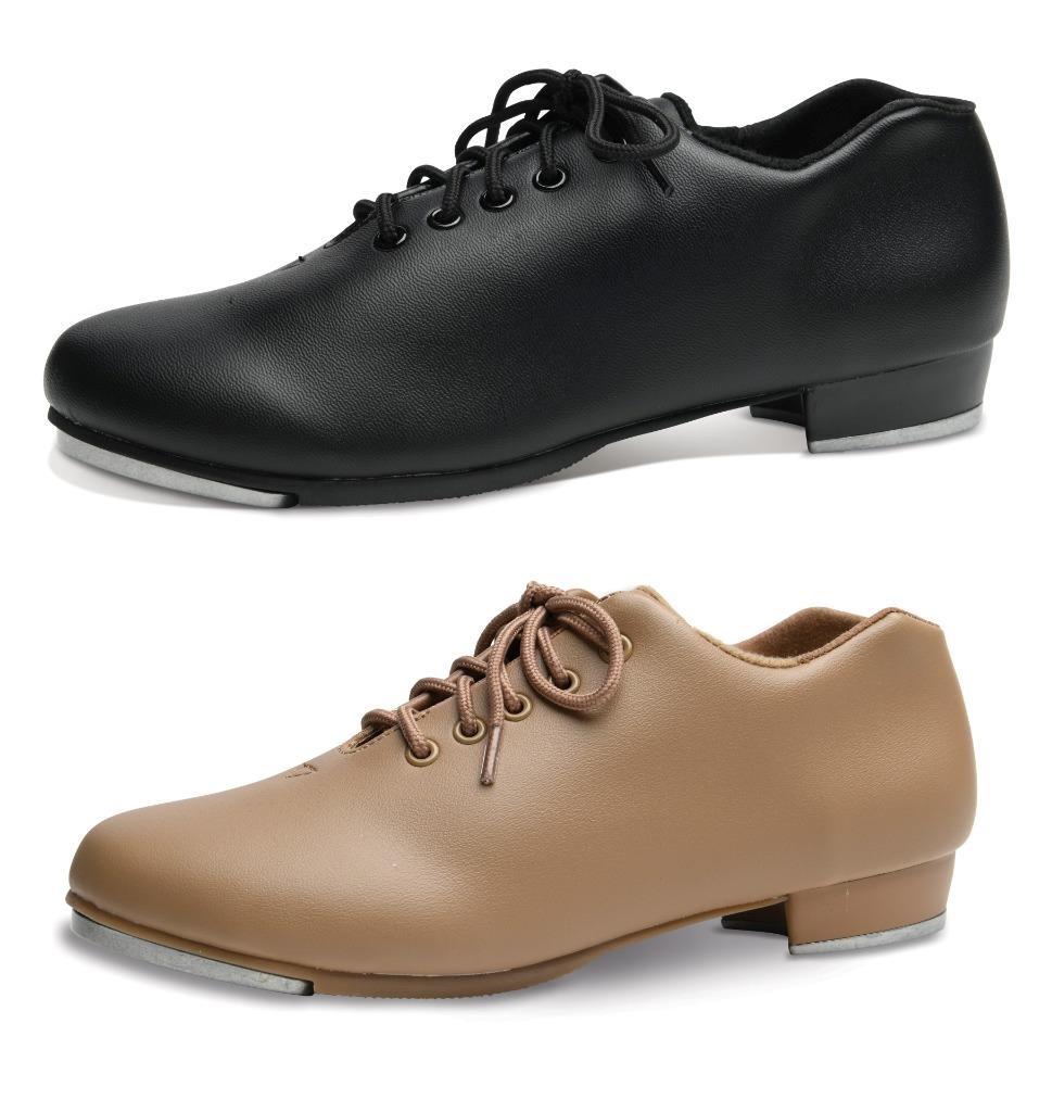 NEW Oxford Tap Shoes Danz N Motion Black or Tan Boys or Girls Child Sizes Student