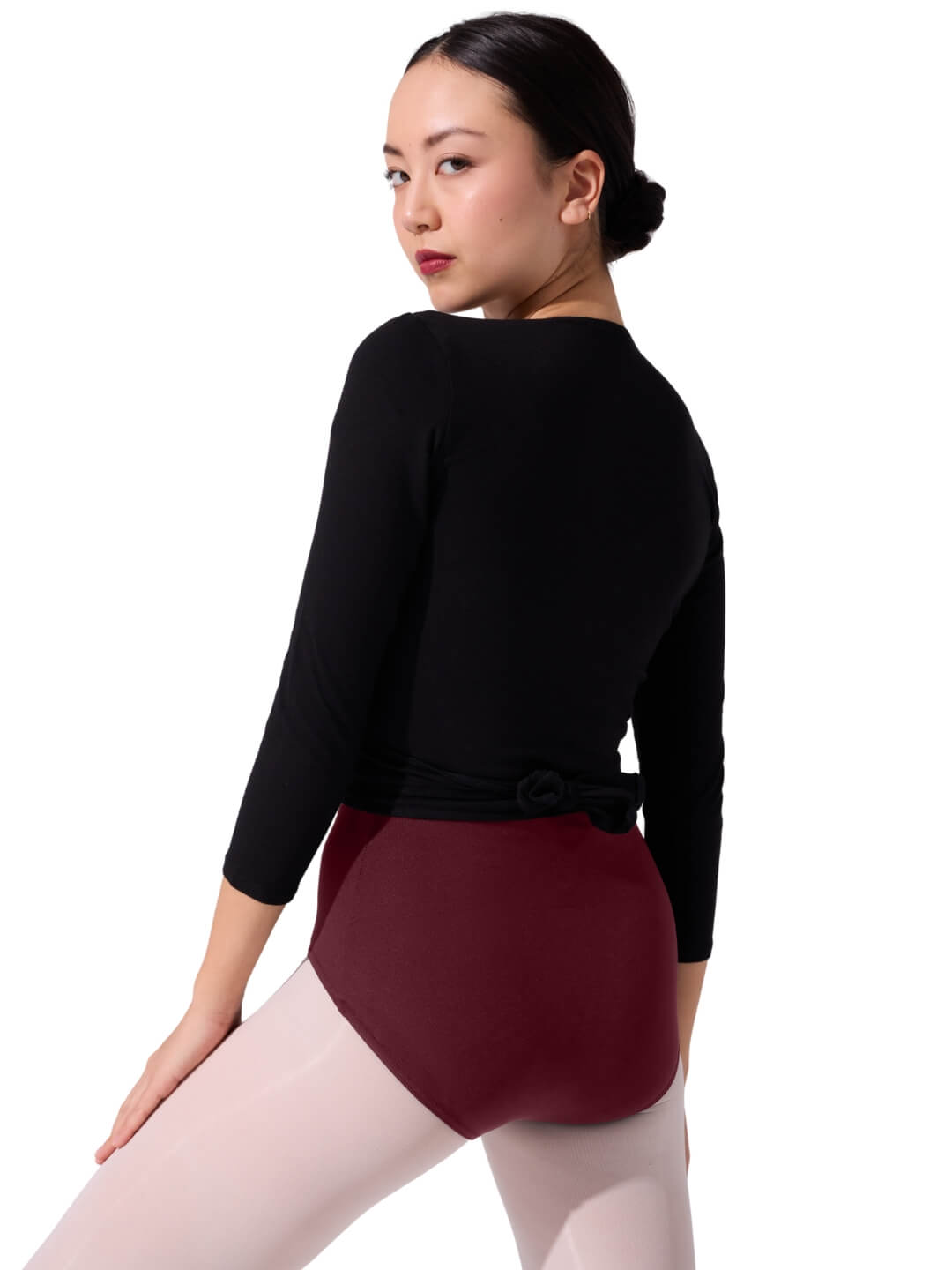 New Wrap Shrug Capezio CC850C Black Medium Child Ballet Pointe Tap