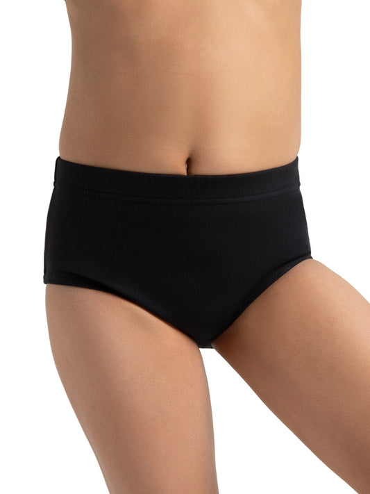 New Briefs Capezio TB111C Dance Black Nylon Black or White Child Sizes