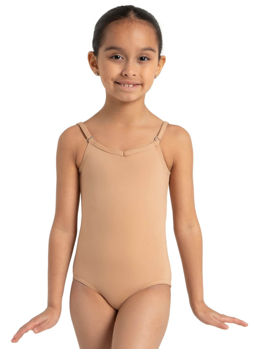 Pre-Owned Leotard Capezio TB1420C Medium Child Nude Ballet jazz