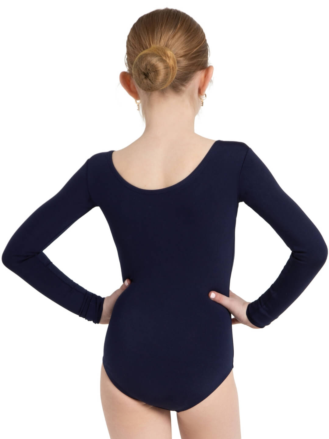 New Leotard Capezio TB134C Large Child Navy Blue Jazz Acro Tap