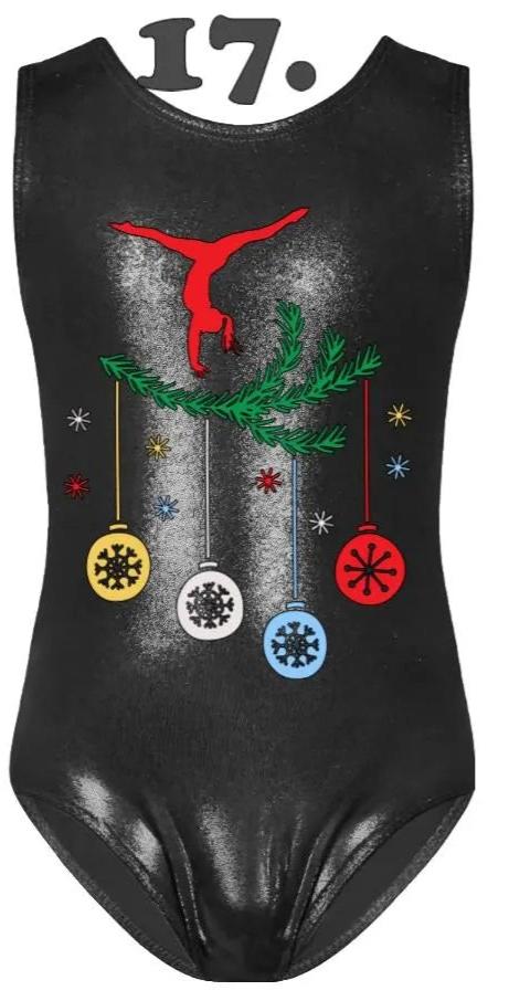 Custom Christmas Leotards - Design 20