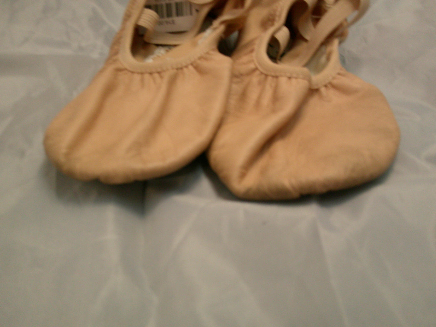 Pre-Owned Ballet Shoes Danz N Motion Adult 8W Leather Cross Straps Split Sole