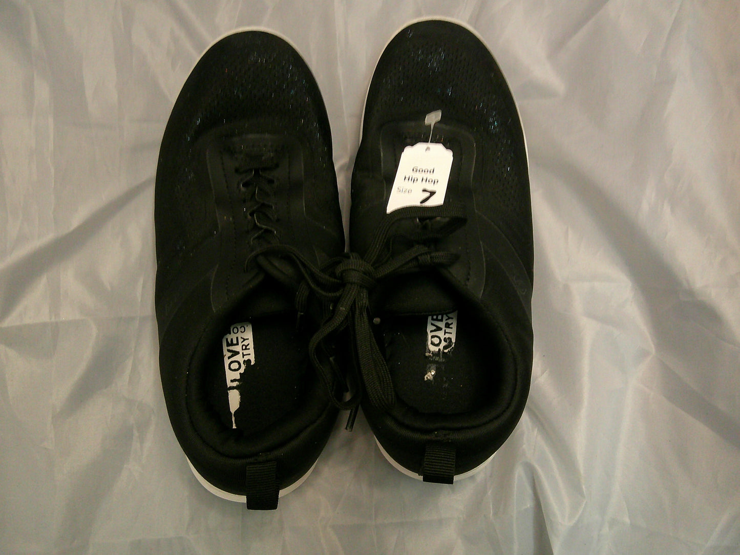 Pre-Owned Hip Hop Shoes Pastry Trainer Women 7M Sneakers Canvas Lace Up Rubber