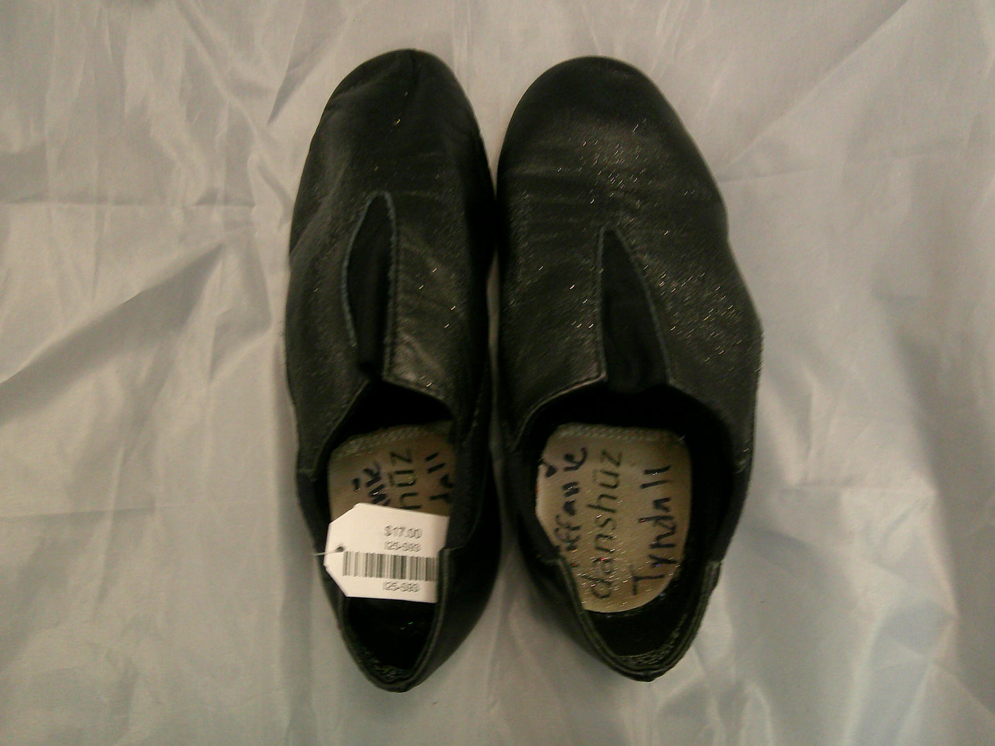 Pre-Owned Shoes Jazz Danz N Motion 9515 Black 6.5M Split Sole
