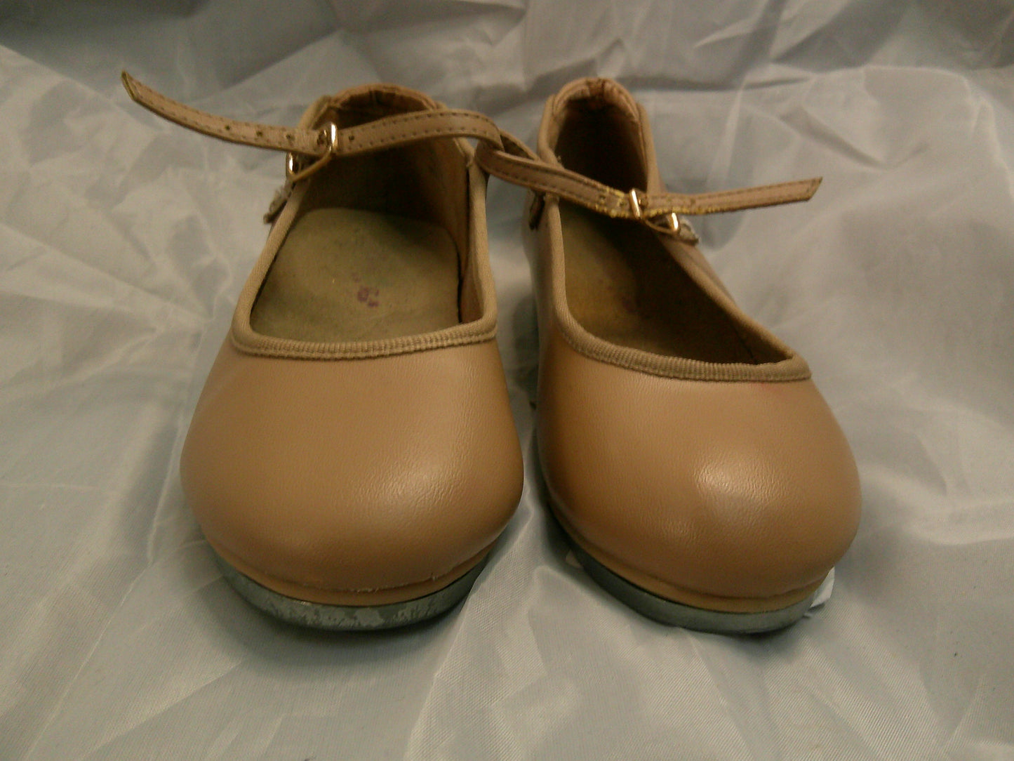 Pre-Owned Tap Shoes Danshuz 751 Toddler 12.5M Tan Mary Jane Buckle