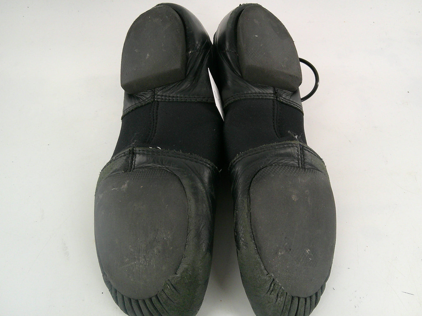 Pre-Owned Jazz Shoes Capezio Adult 7.5M Side Elastic Leather Slip On Split Sole