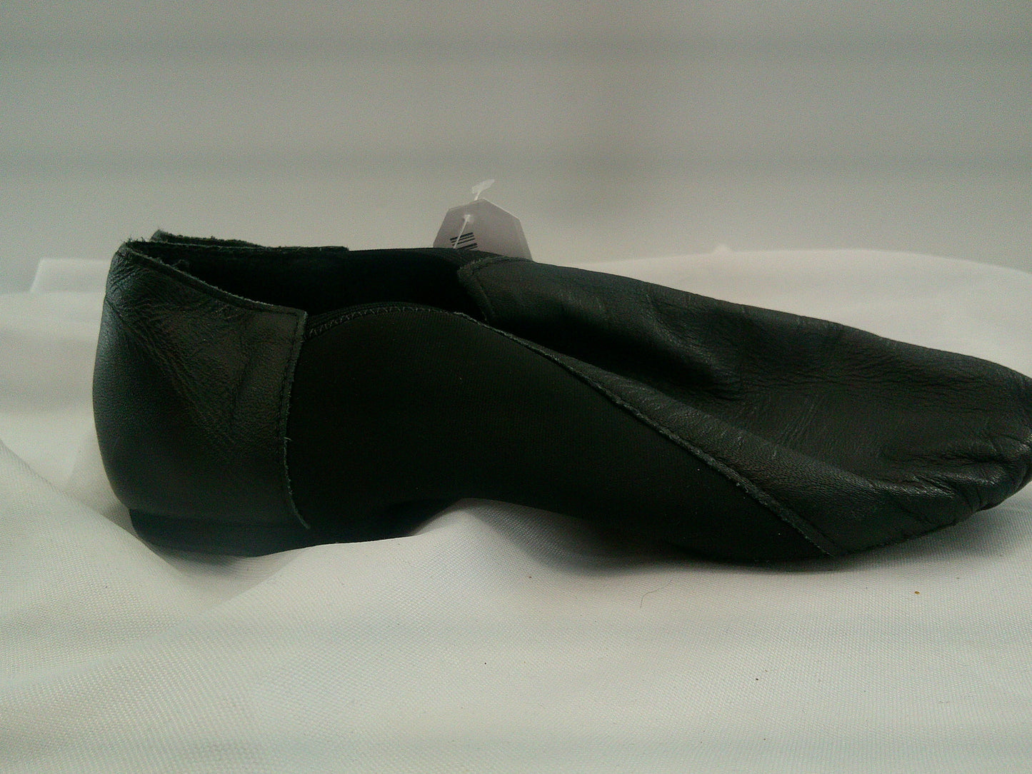 Pre-Owned Jazz Shoes So Danca JZ43 Black Adult 10.5XW Pull On Leather Split Sole