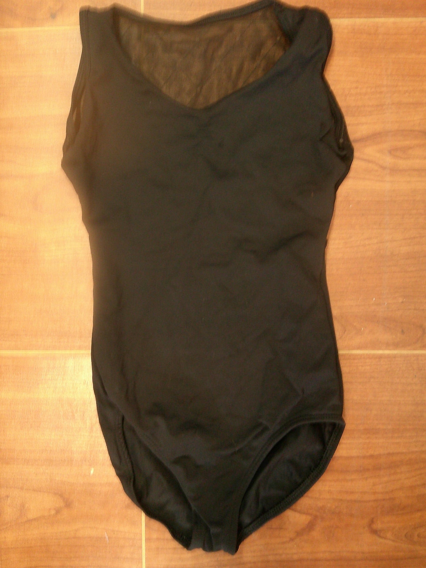 Pre-Owned Leotard Eurotard Intermediate Child Black Jazz Acro Tap