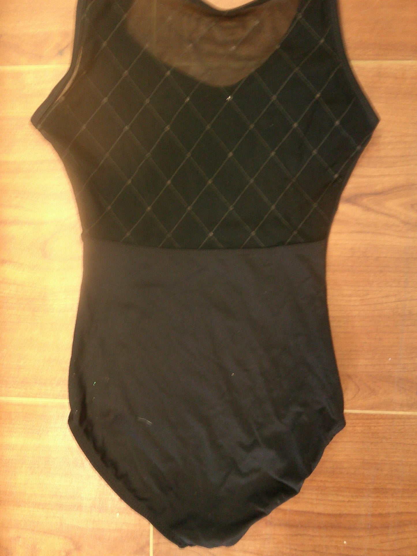 Pre-Owned Leotard Eurotard Intermediate Child Black Jazz Acro Tap