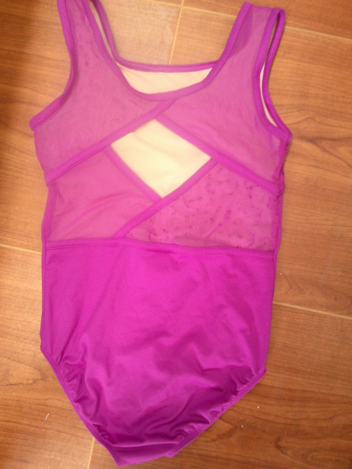 Pre-Owned Leotard Capezio FS6771 Medium Child Pink Jazz Acro Tap