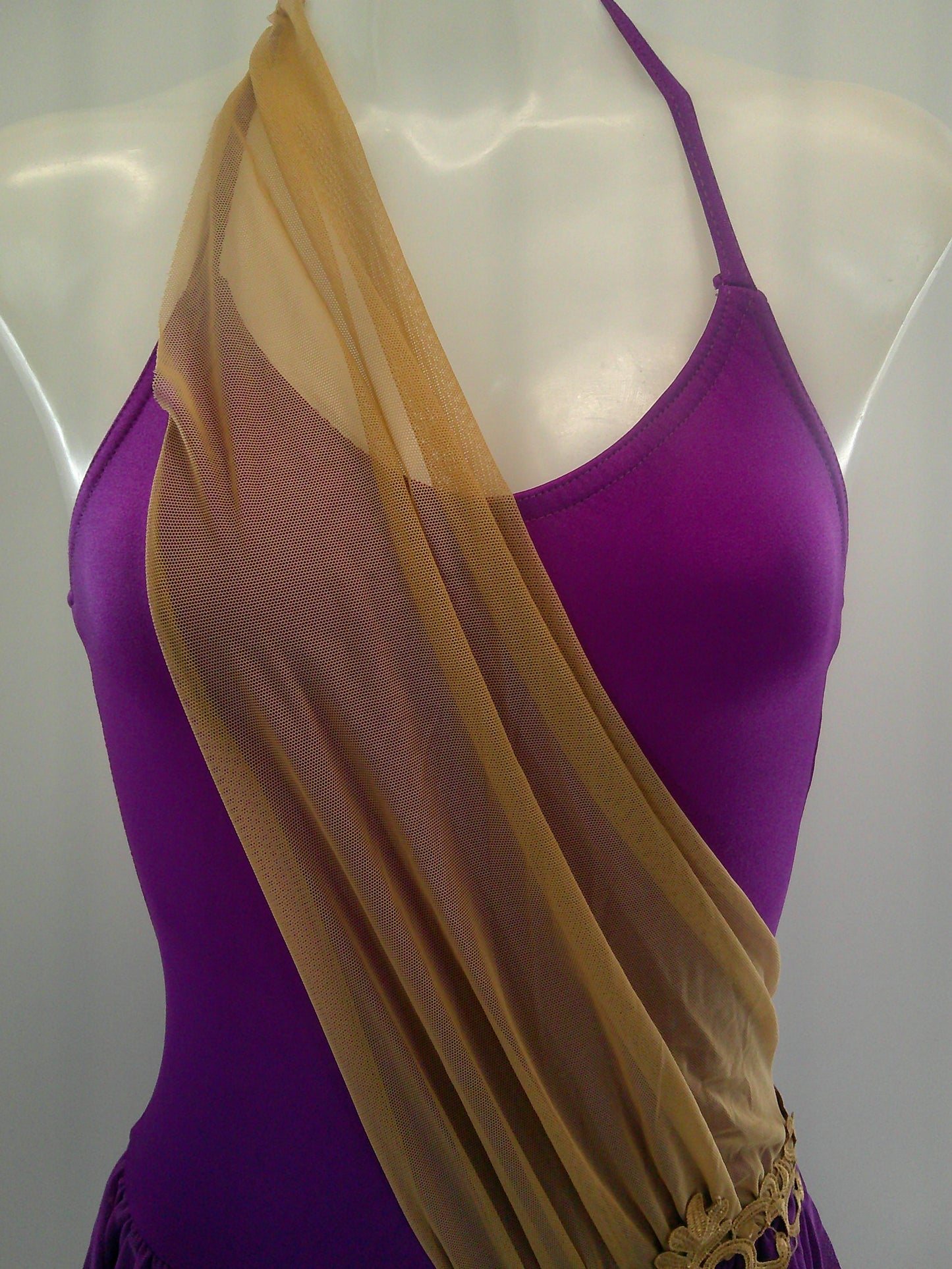 Pre-Owned Costume Lyrical Small Adult Purple Kelle Dress Flowy Contemporary Ballet