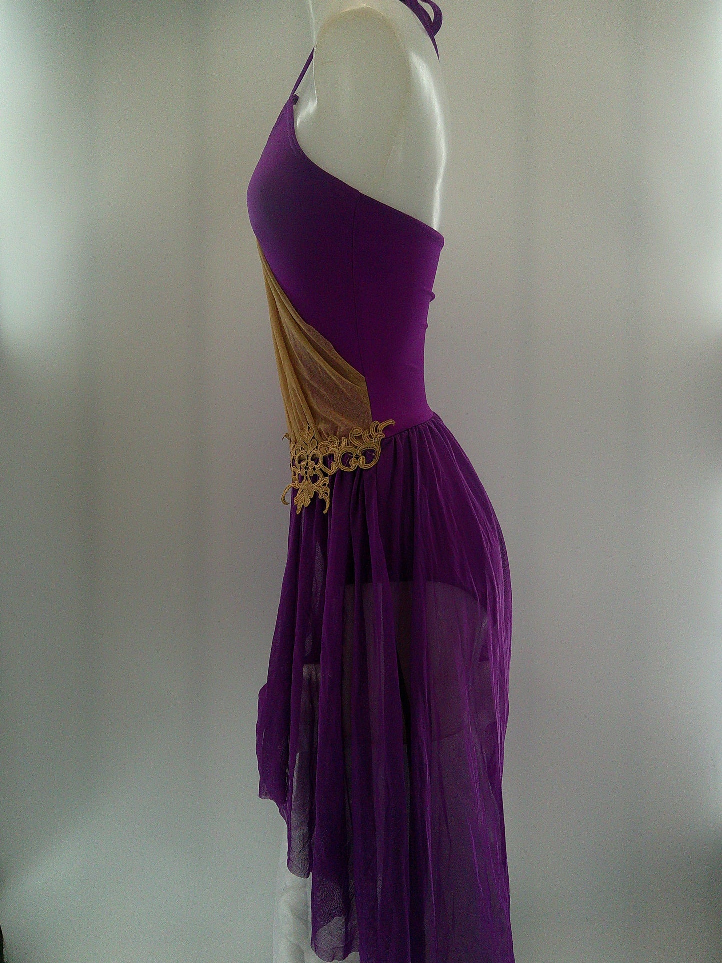 Pre-Owned Costume Lyrical Small Adult Purple Kelle Dress Flowy Contemporary Ballet